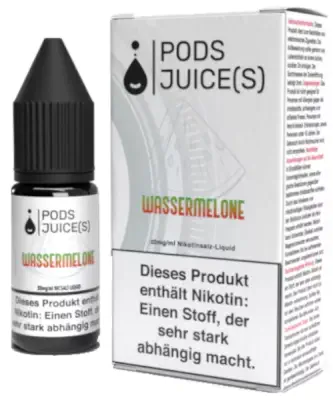 Pods Juice(s) - Wassermelone - Nikotinsalz Liquid 10ml