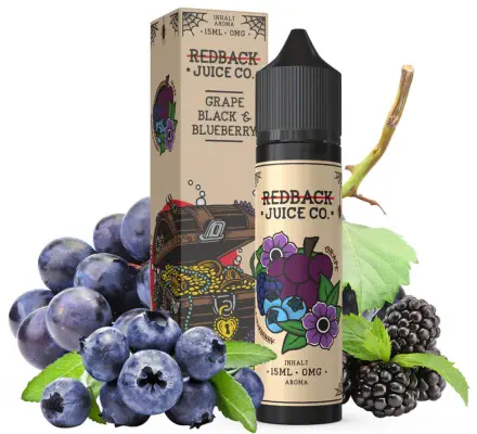Redback Juice Co. - Aroma Grape Black + Blueberry 15ml