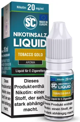 SC - Tobacco Gold - Nikotinsalz Liquid