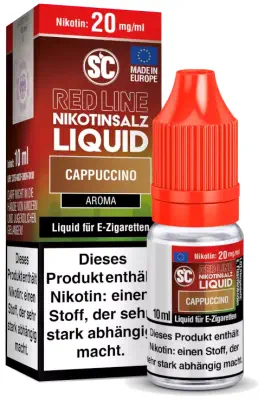 SC - Red Line - Cappuccino - Nikotinsalz Liquid 10ml