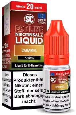 SC - Red Line - Caramel - Nikotinsalz Liquid 10ml