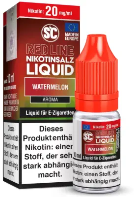 SC - Red Line - Watermelon - Nikotinsalz Liquid