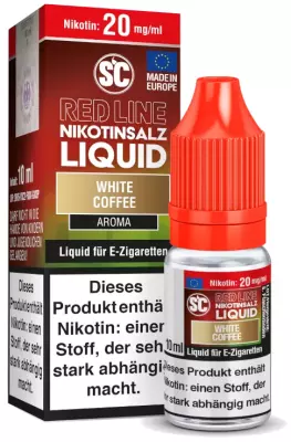 SC - Red Line - White Coffee - Nikotinsalz Liquid 10ml