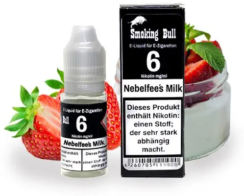 Smoking Bull - Nebelfees Milk E-Zigaretten Liquid 10ml