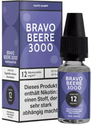 Tante Dampf - Bravo Beere 3000 E-Zigaretten Liquid 10ml