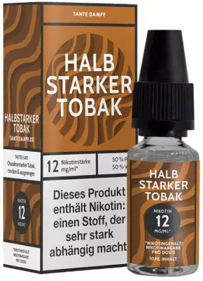 Tante Dampf - Halbstarker Tobak E-Zigaretten Liquid 10ml