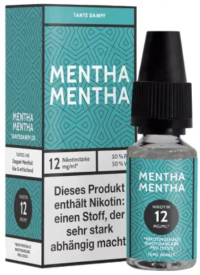 Tante Dampf - Mentha Mentha E-Zigaretten Liquid 10ml