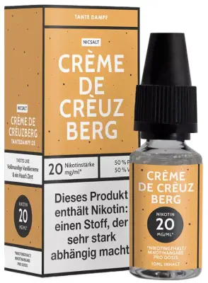 Tante Dampf - Crème de Crèuzberg - Nikotinsalz Liquid 20mg/ml