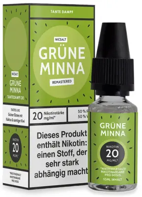 Tante Dampf - Grüne Minna Remastered - Nikotinsalz Liquid 20mg/ml