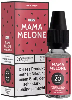 Tante Dampf - Mama Melone - Nikotinsalz Liquid 20mg/ml