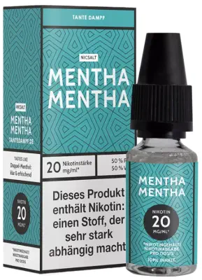 Tante Dampf - Mentha Mentha - Nikotinsalz Liquid 20mg/ml