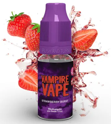 Vampire Vape - Strawberry Burst E-Zigaretten Liquid 10ml