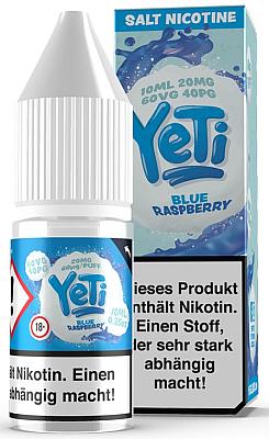 Yeti - Blue Raspberry - E-Zigaretten Nikotinsalz Liquid 20mg/ml