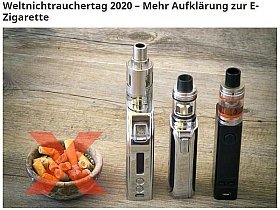 Mehr gesundheitliche Aufklärung über die E-Zigarette!  - Gesundheitliche Aufklärung über die E-Zigarette! | TastE-smoke