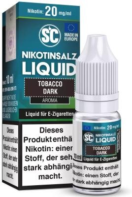 SC - Tobacco Dark - Nikotinsalz Liquid