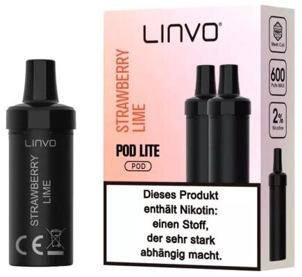 Linvo Pod Lite Cartridge Strawberry Lime 20 mg/ml (2 Stück pro Packung)