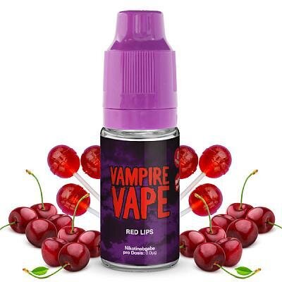 Vampire Vape - Red Lips E-Zigaretten Liquid 0 mg/ml