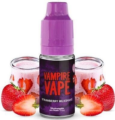 Vampire Vape - Strawberry Milkshake E-Zigaretten Liquid 12 mg/ml