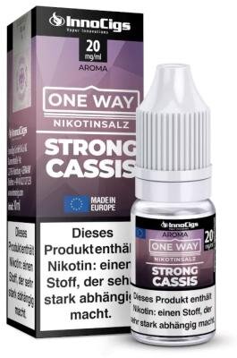 InnoCigs - One Way - Strong Cassis - Nikotinsalz Liquid