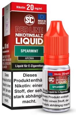 SC - Red Line - Spearmint - Nikotinsalz Liquid 0 mg/ml