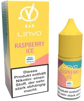 Linvo - Raspberry Ice - Nikotinsalz Liquid
