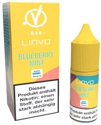 Linvo - Blueberry Mint - Nikotinsalz Liquid 20 mg/ml