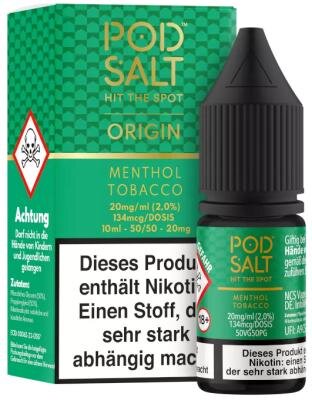 Pod Salt Origin - Menthol Tobacco - Nikotinsalz Liquid