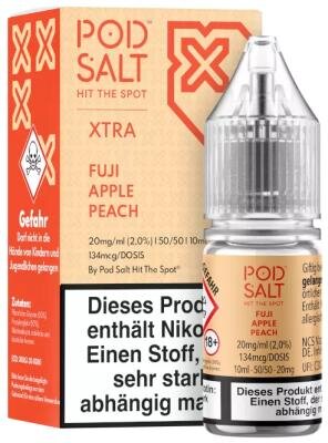 Pod Salt X - Fuji Apple Peach - Nikotinsalz Liquid 20 mg/ml