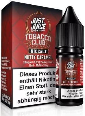Just Juice - Nutty Caramel - Nikotinsalz Liquid