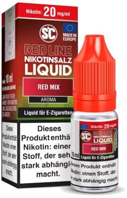 SC - Red Line - Red Mix - Nikotinsalz Liquid 0mg/ml